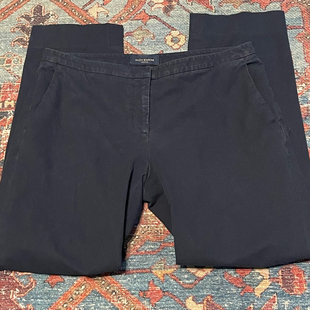 Navy Blue Italian Slacks Size 10